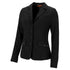 Black blazer with brand logo on a white background